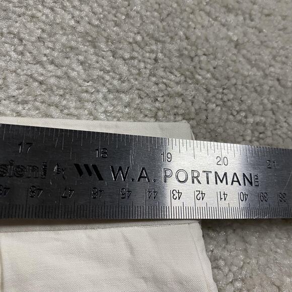 VTG Polo Ralph Lauren Shorts Mens 38 White Linen Silk Pleated Chino Summer - Picture 6 of 10